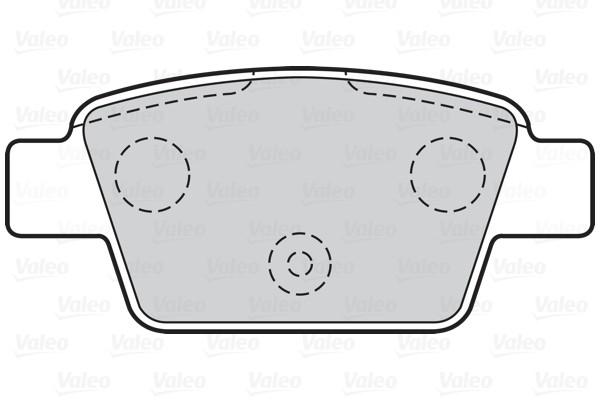 Bremsbelagsatz, Scheibenbremse FIRST, hinten (301633), Alfa / Fiat / Lancia